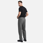Vallmere | Men’s Naples‑Style Pleated High‑Waist Trousers