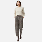 Vallmere | Women’s Houndstooth Tailored Trousers