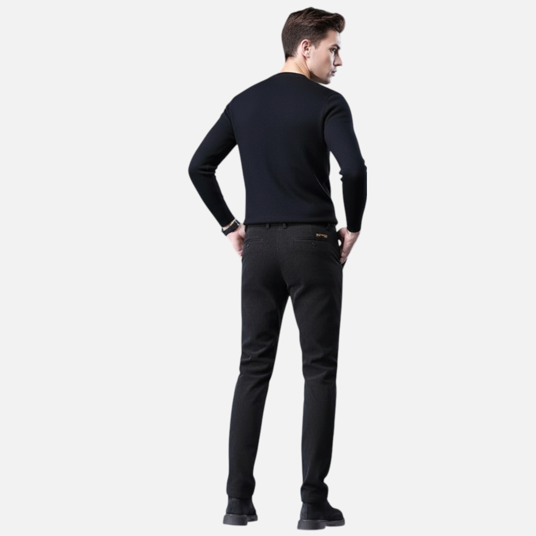 Vallmere | Men’s Mid-Rise Corduroy Thermal Trousers