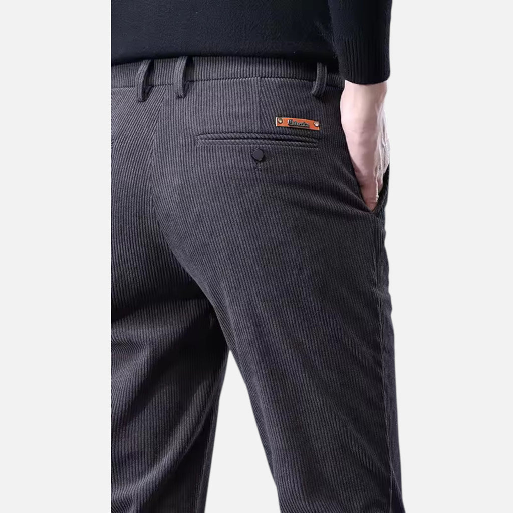 Vallmere – Men’s Mid-Rise Corduroy Trousers