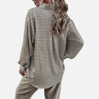 Vallmere | Women’s Geometric Print Blouse