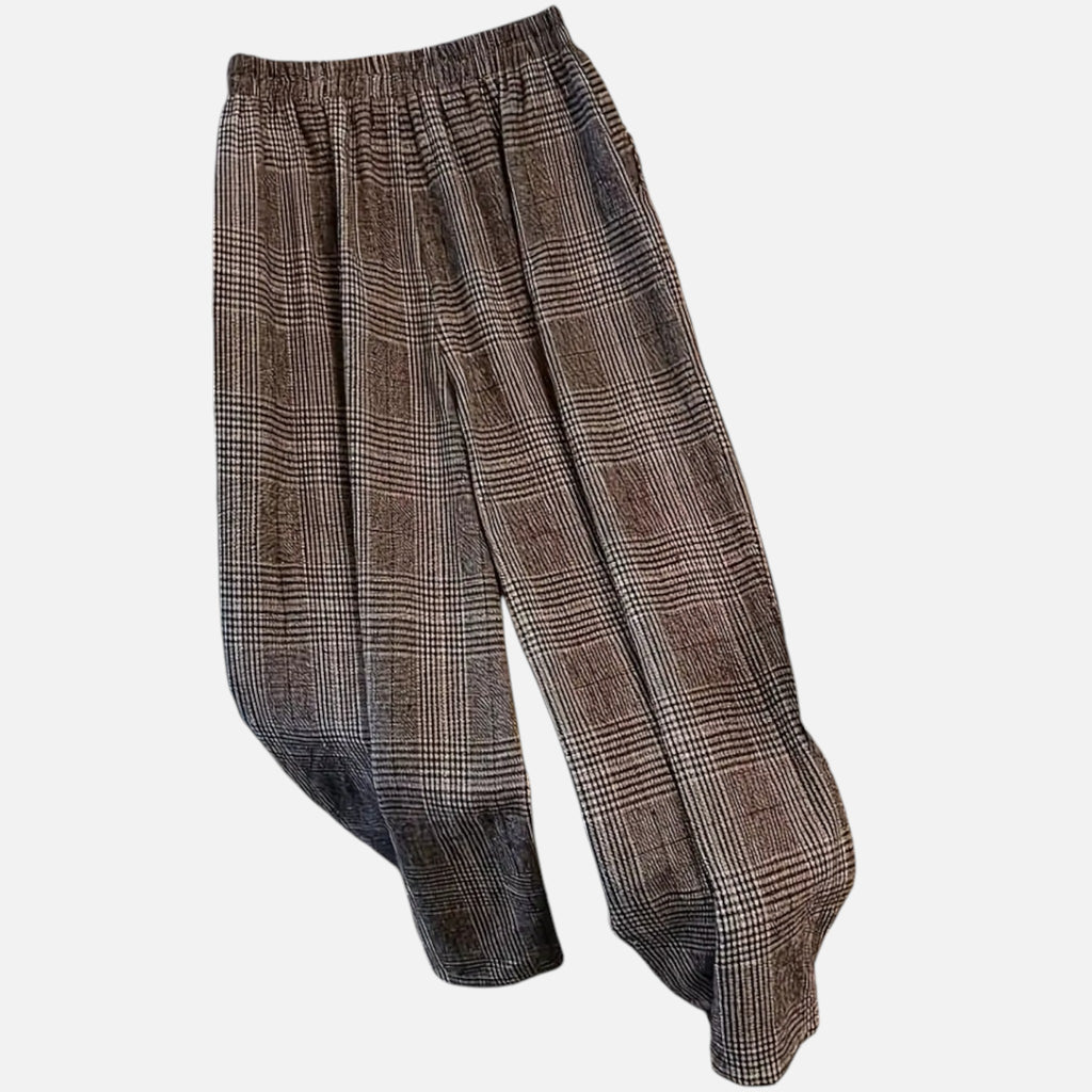 Vallmere | Women’s Houndstooth Tailored Trousers