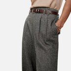 Vallmere | Men’s Naples‑Style Pleated High‑Waist Trousers