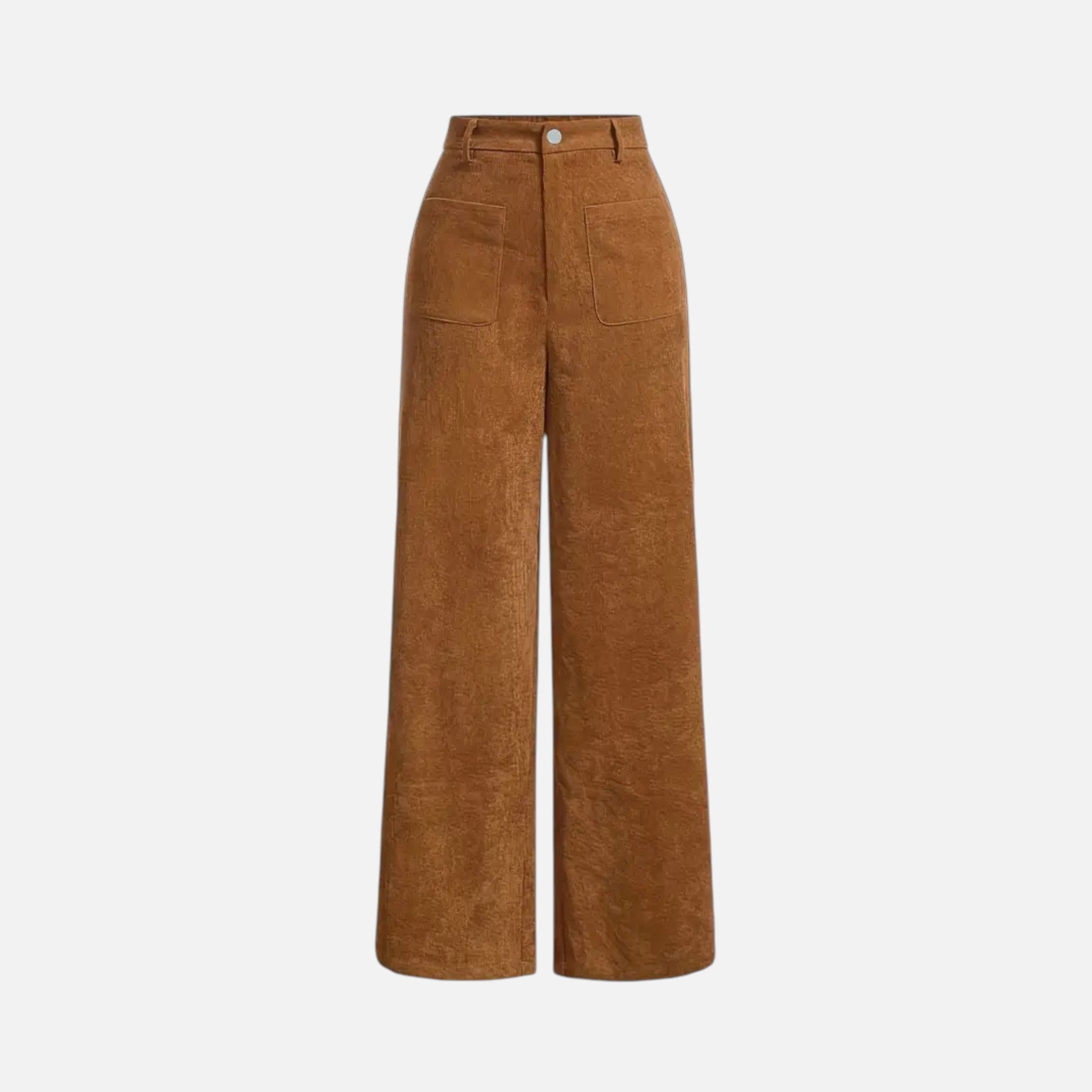 Vallmere | Women’s Straight-Leg Trousers in Corduroy-Style Texture