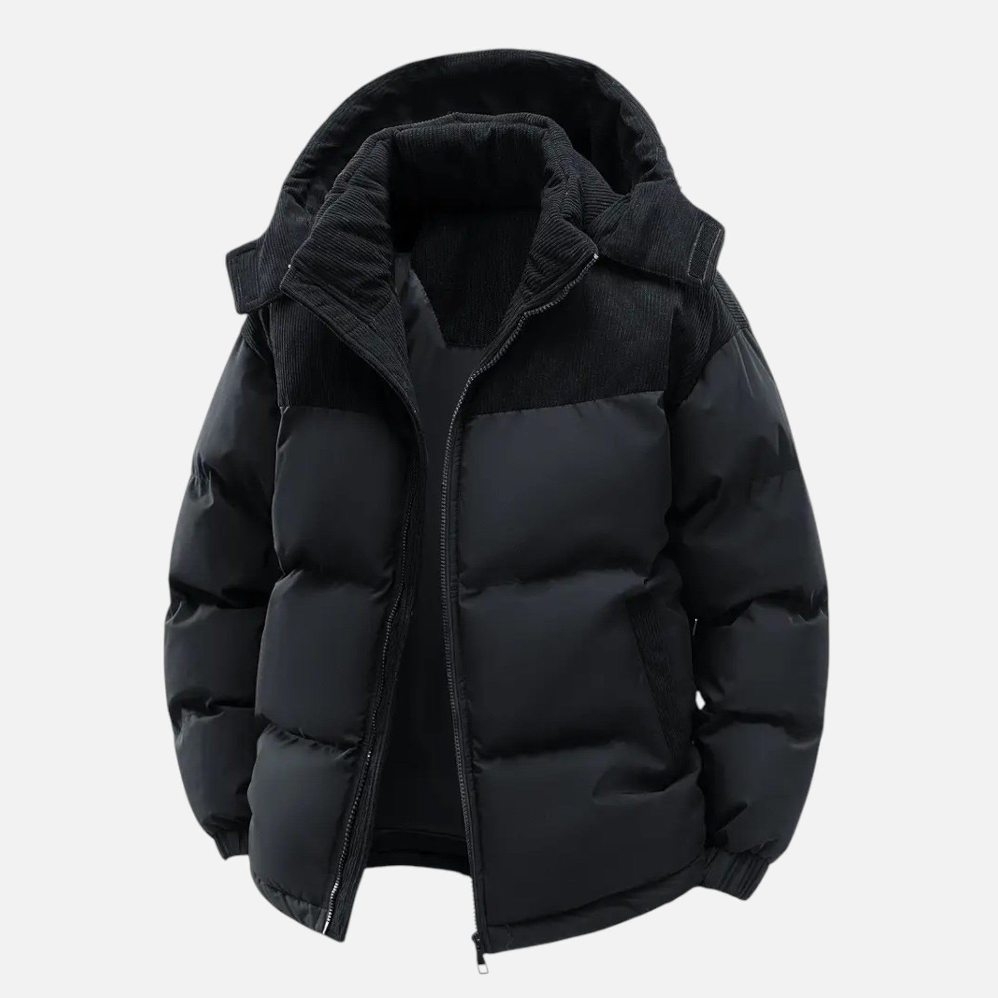 Vallmere | Men’s Heritage Colour‑Block Hooded Jacket