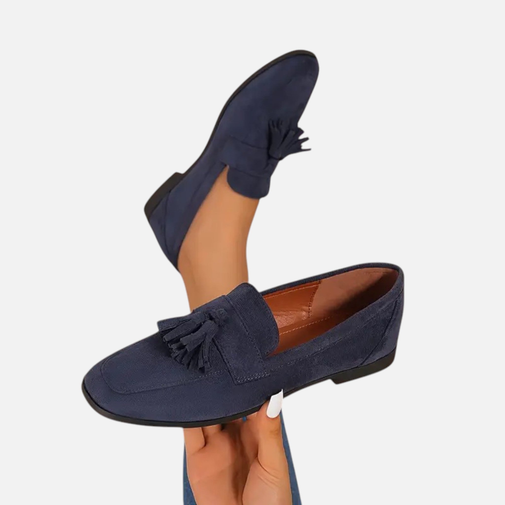 Vallmere | Women’s Chic Tassel Slip-On Flats