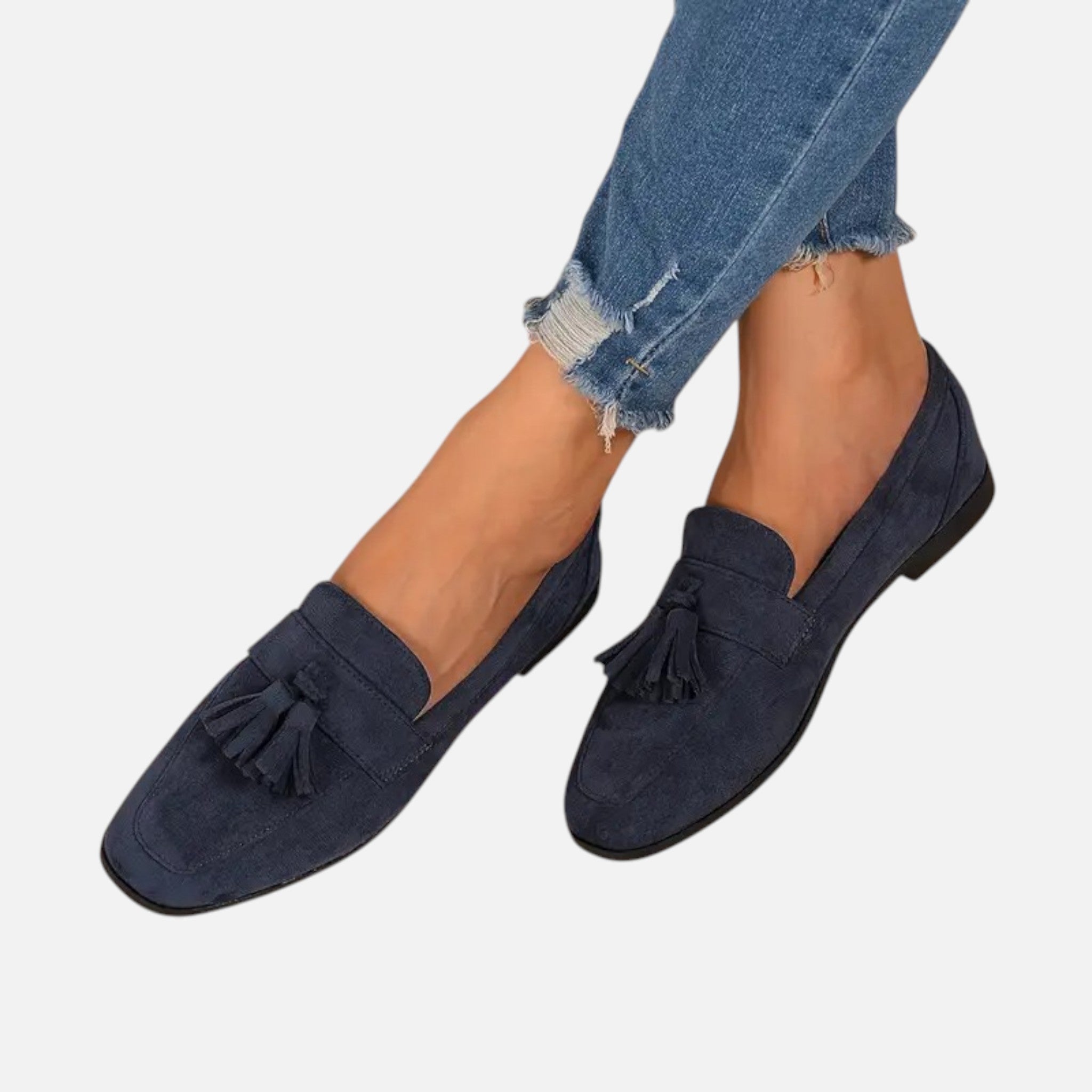 Vallmere | Women’s Chic Tassel Slip-On Flats