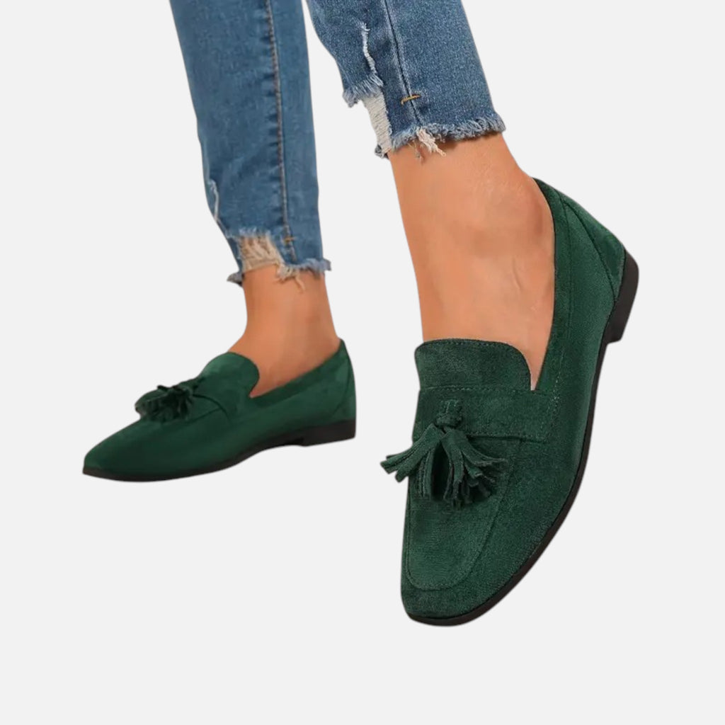 Vallmere – Women’s Tassel Slip-On Flats