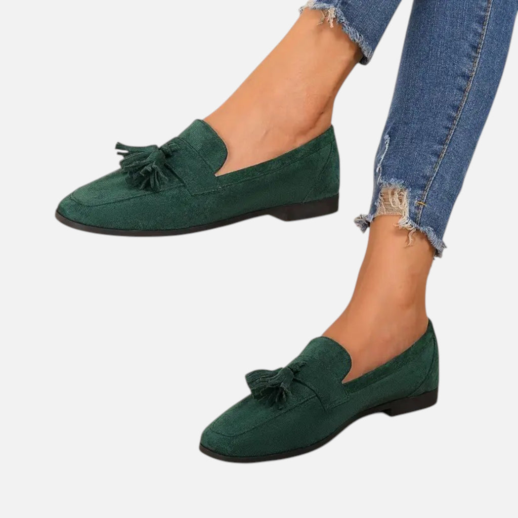 Vallmere – Women’s Tassel Slip-On Flats