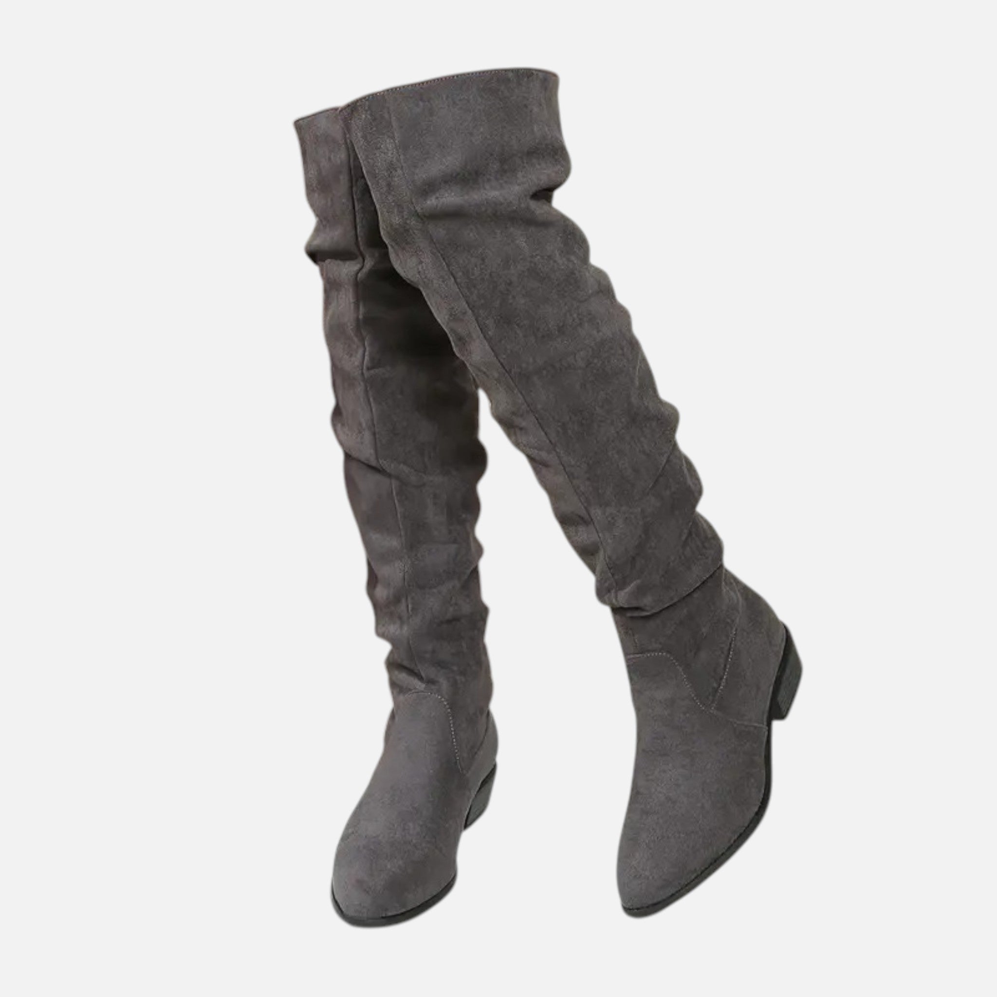 Vallmere | Women’s Suede Over‑the‑Knee Boots, Heritage Luxe