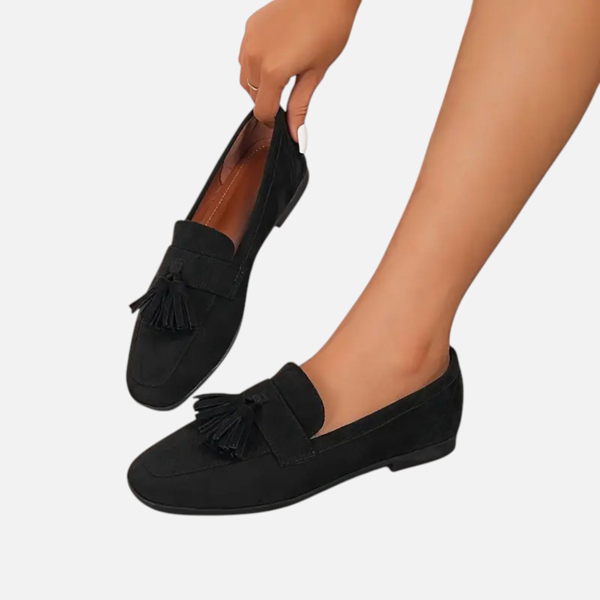 Vallmere | Women’s Chic Tassel Slip-On Flats