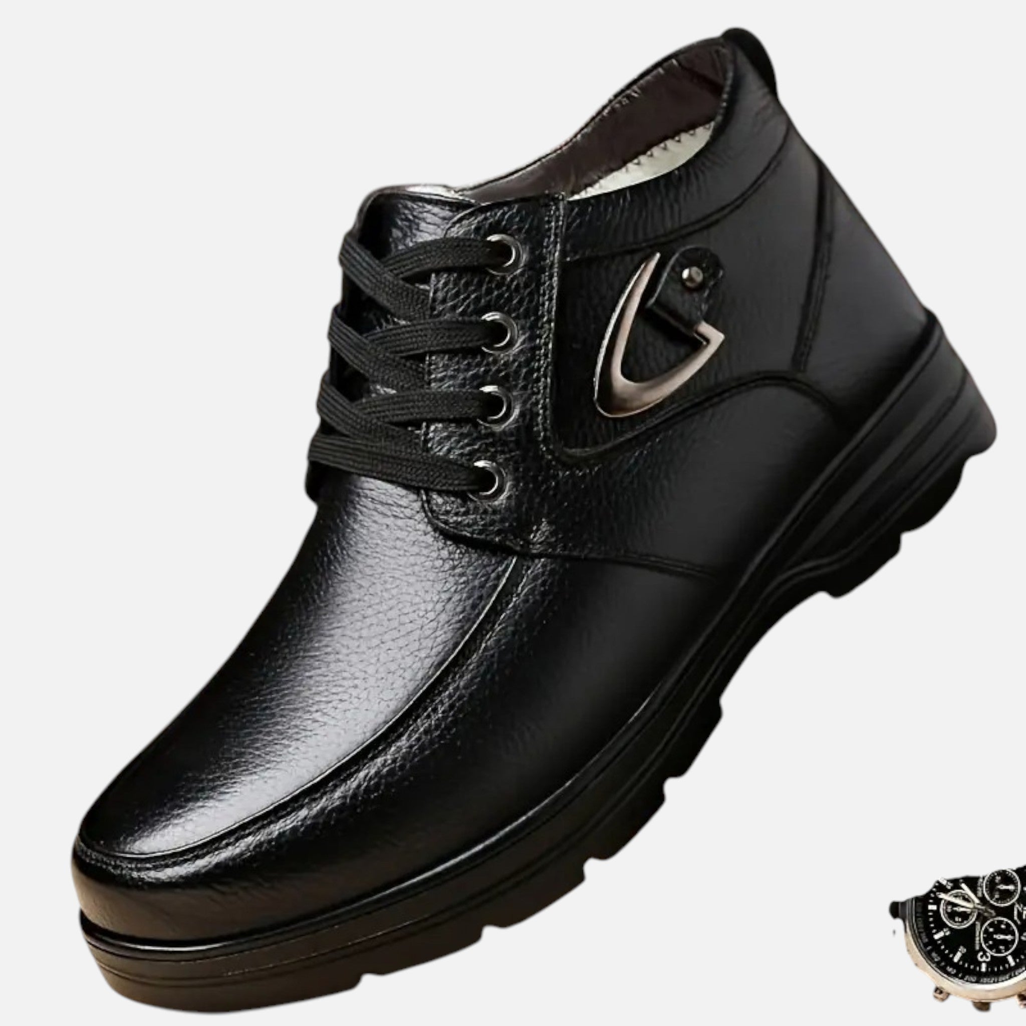 Vallmere | Men’s Genuine Leather Winter Snow Boots