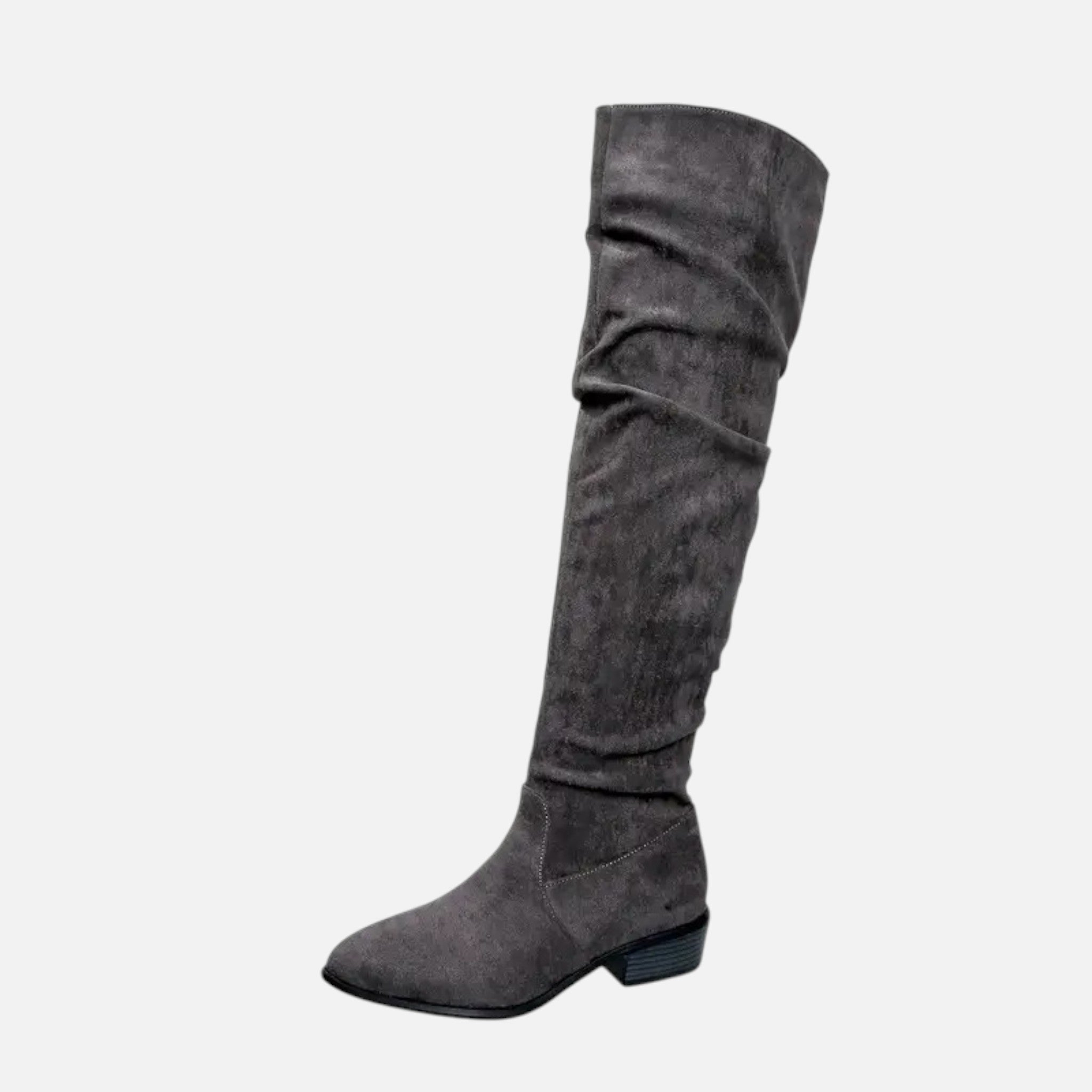 Vallmere | Women’s Suede Over‑the‑Knee Boots, Heritage Luxe