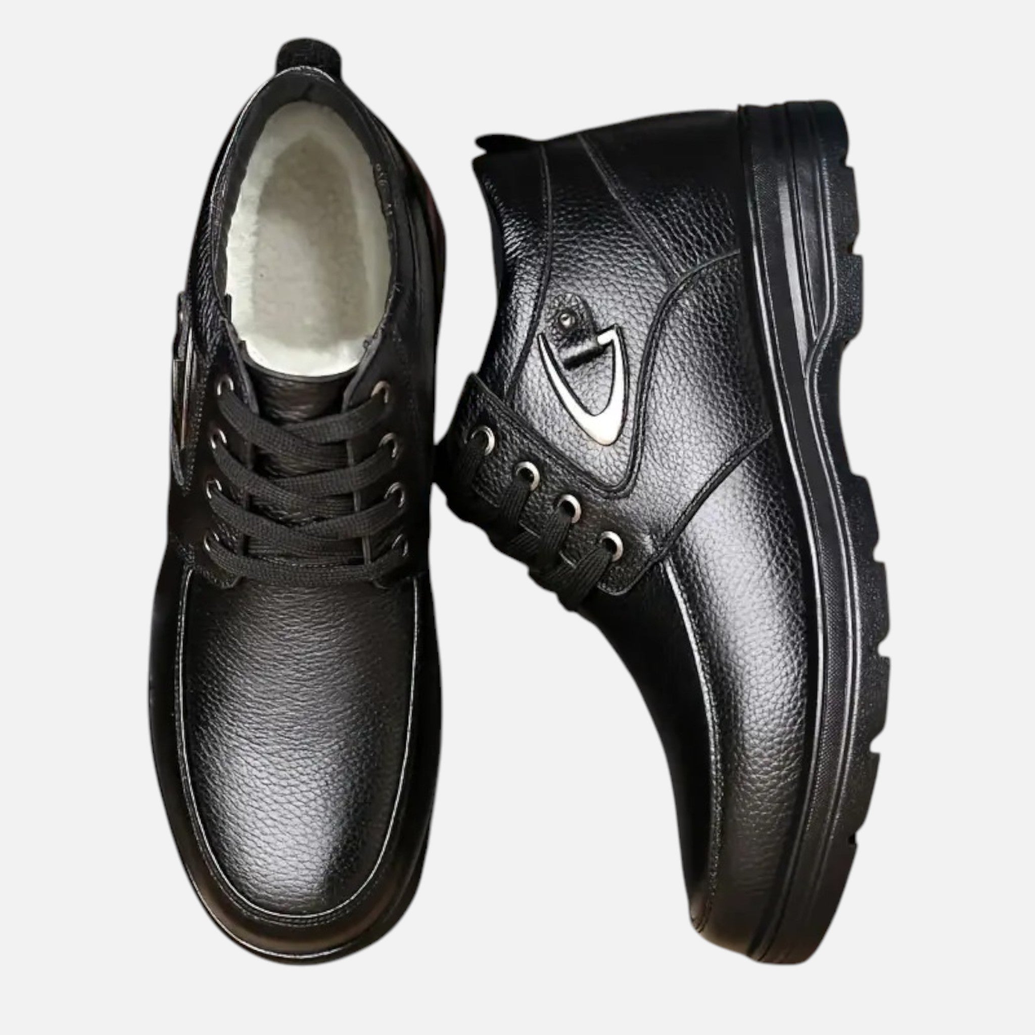 Vallmere | Men’s Genuine Leather Winter Snow Boots