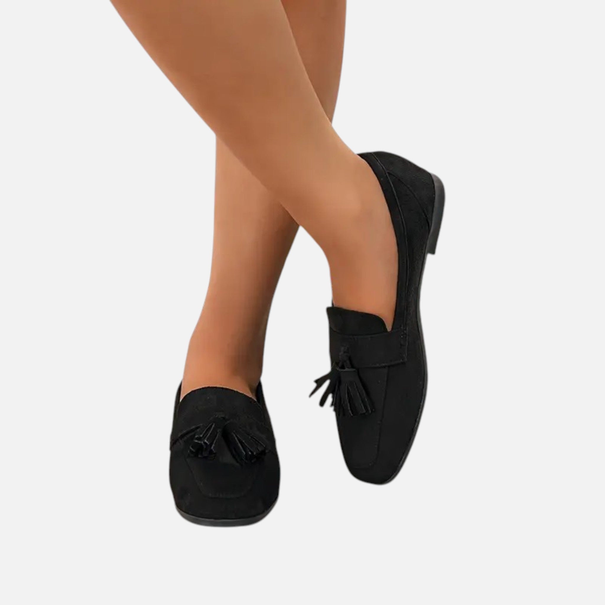 Vallmere | Women’s Chic Tassel Slip-On Flats