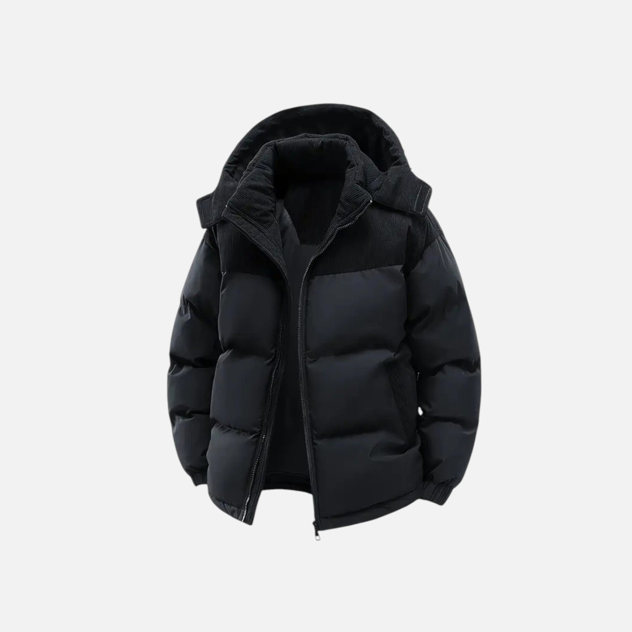Vallmere | Men’s Heritage Colour‑Block Hooded Jacket