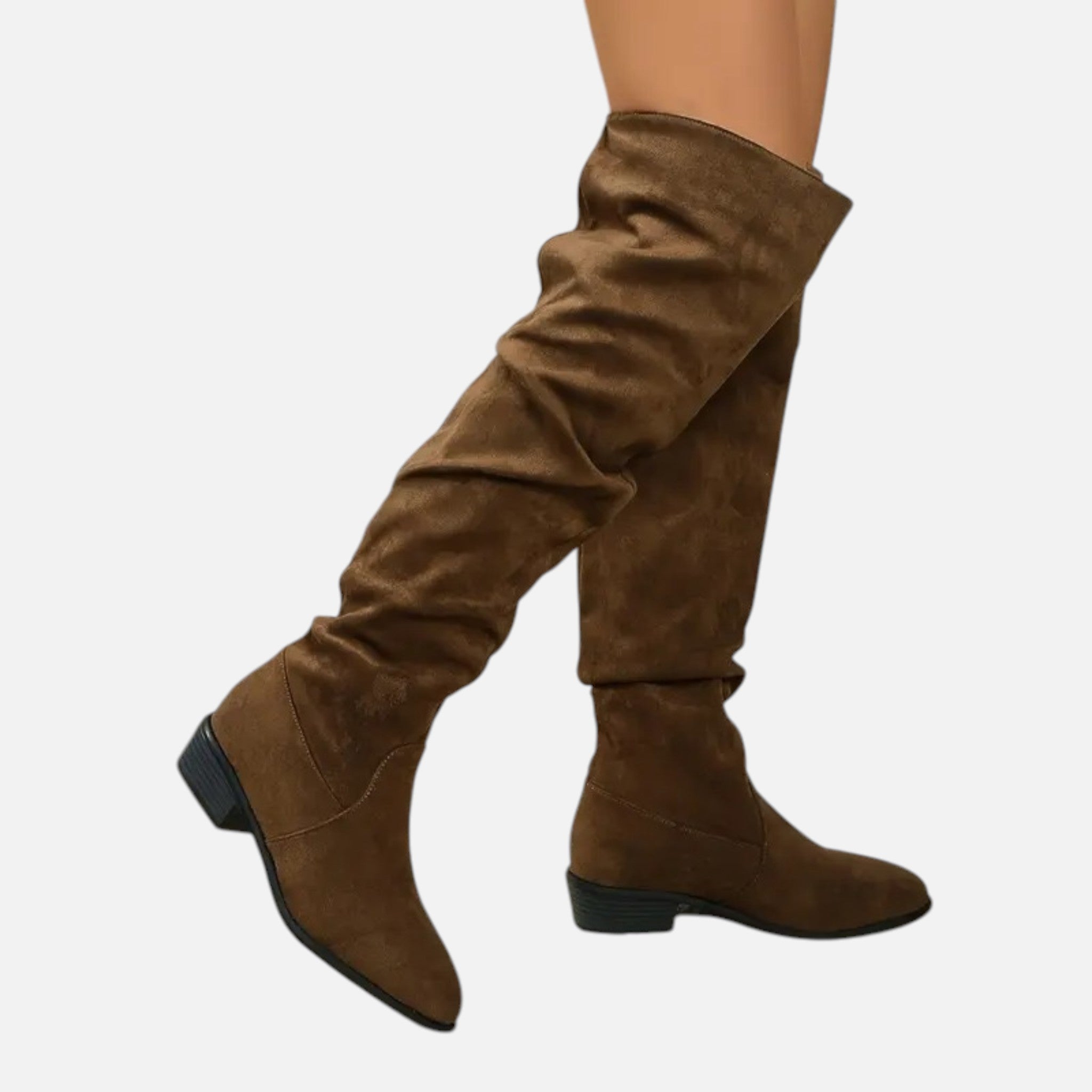 Vallmere | Women’s Suede Over‑the‑Knee Boots, Heritage Luxe