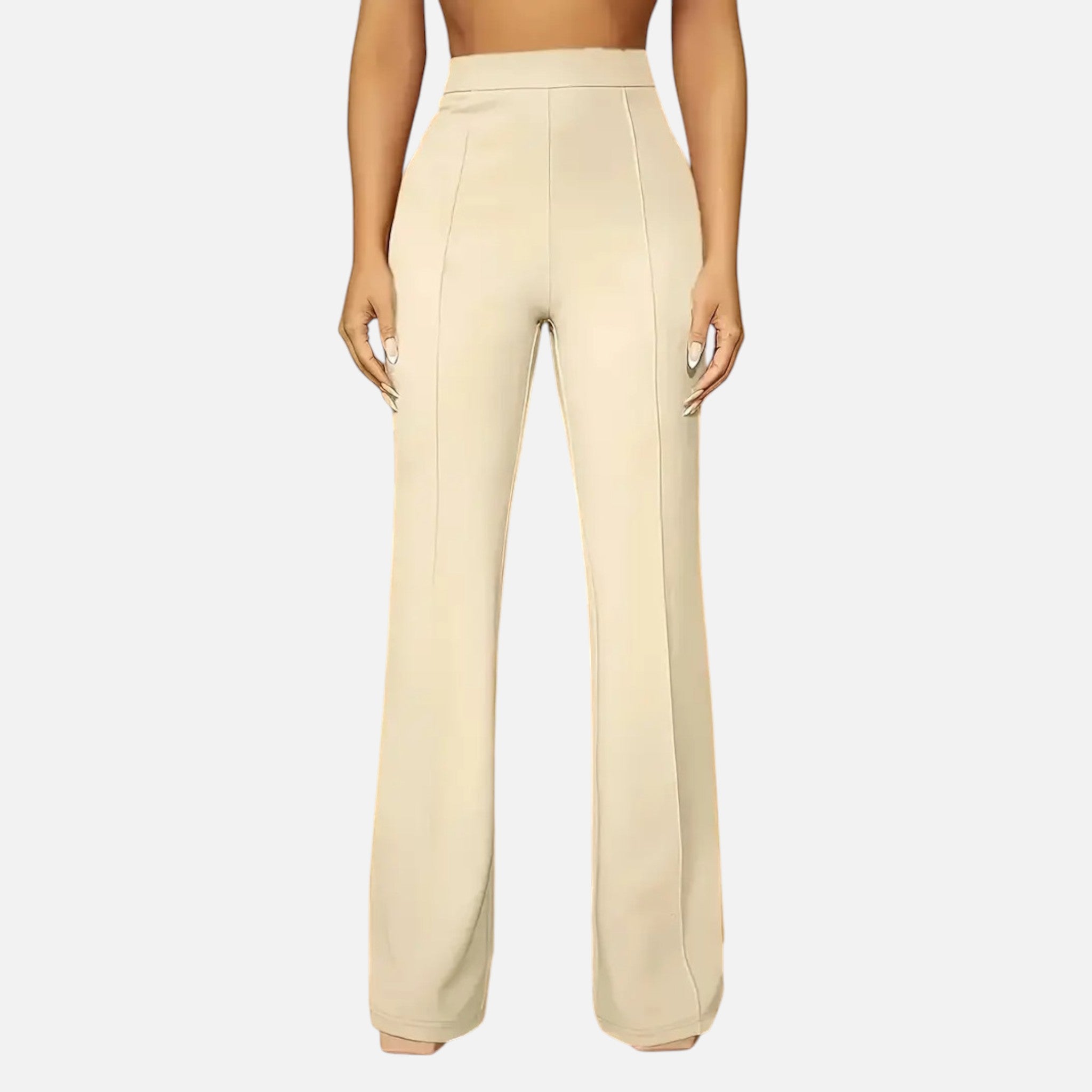 Vallmere | Women’s Elegant High-Waist Plus Trousers