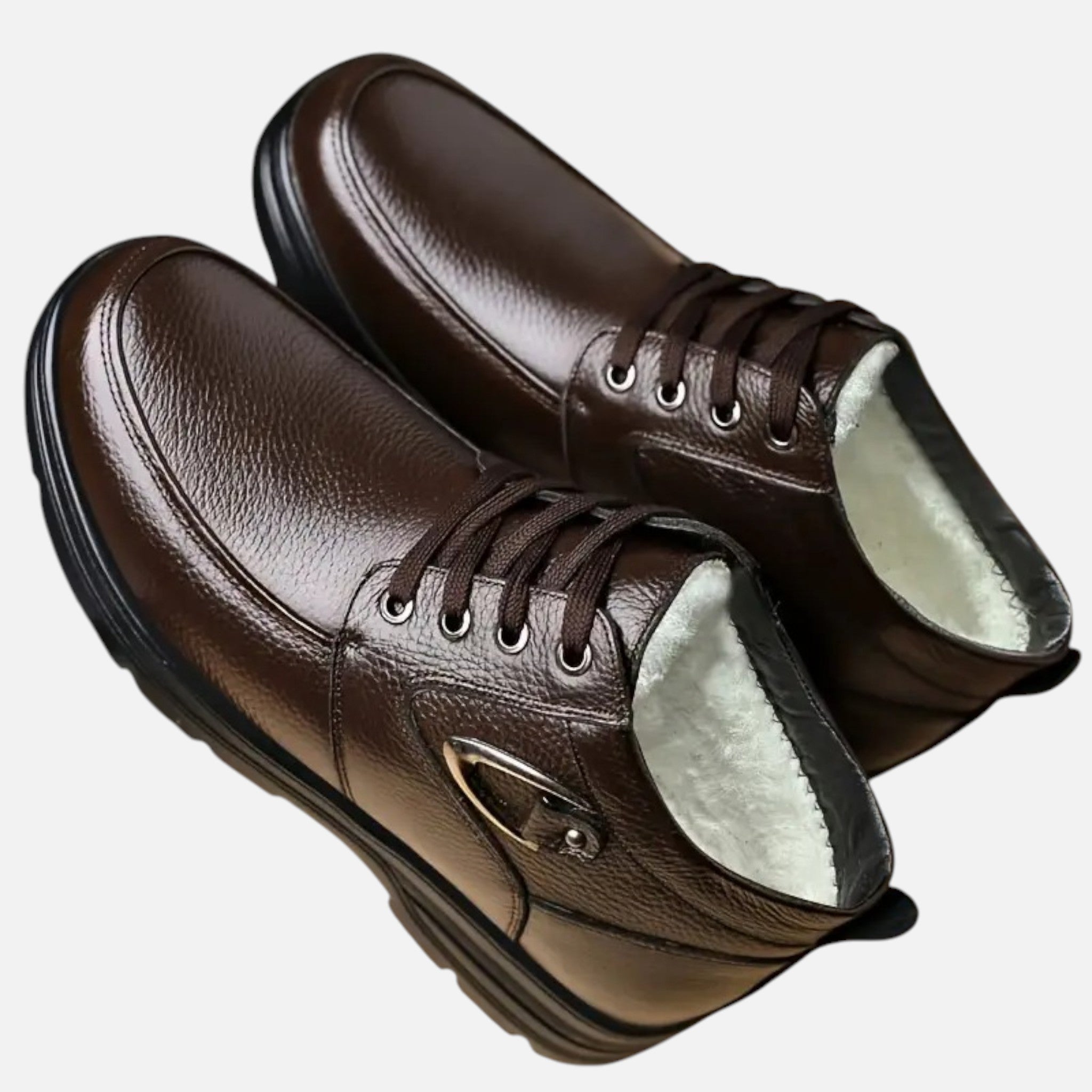 Vallmere | Men’s Genuine Leather Winter Snow Boots