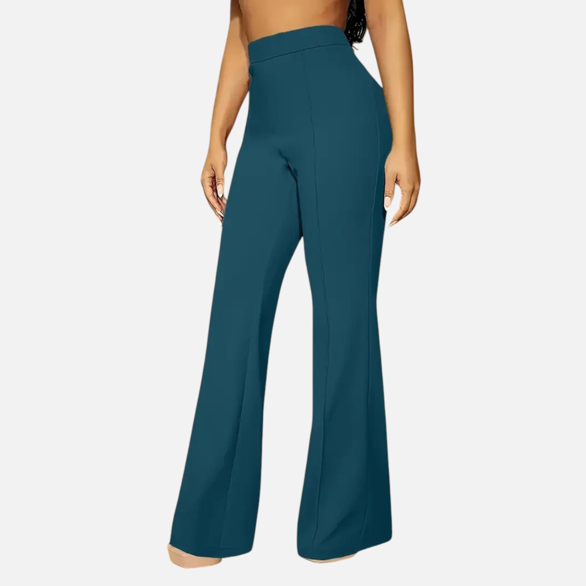 Vallmere | Women’s Elegant High-Waist Plus Trousers