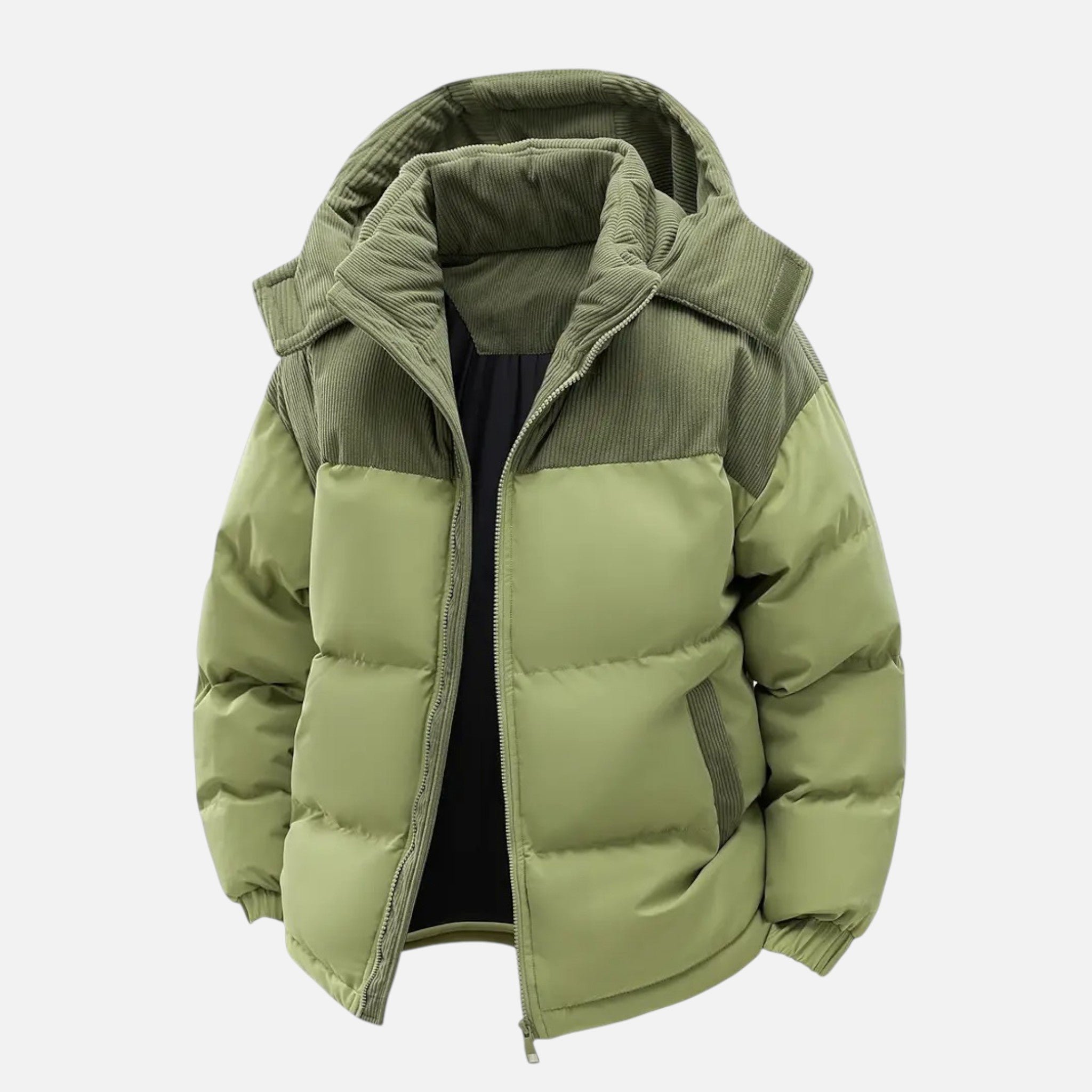 Vallmere | Men’s Heritage Colour‑Block Hooded Jacket