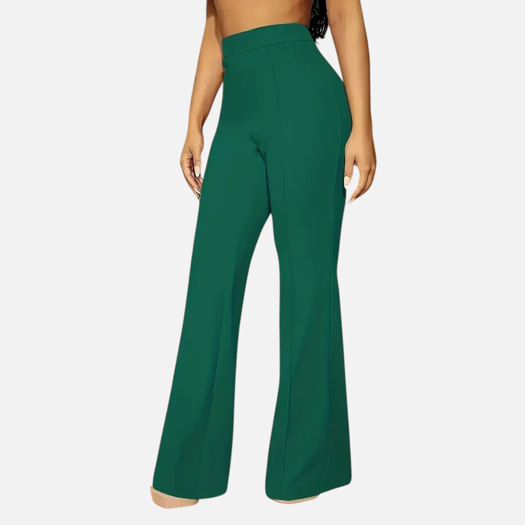 Vallmere | Women’s Elegant High-Waist Plus Trousers