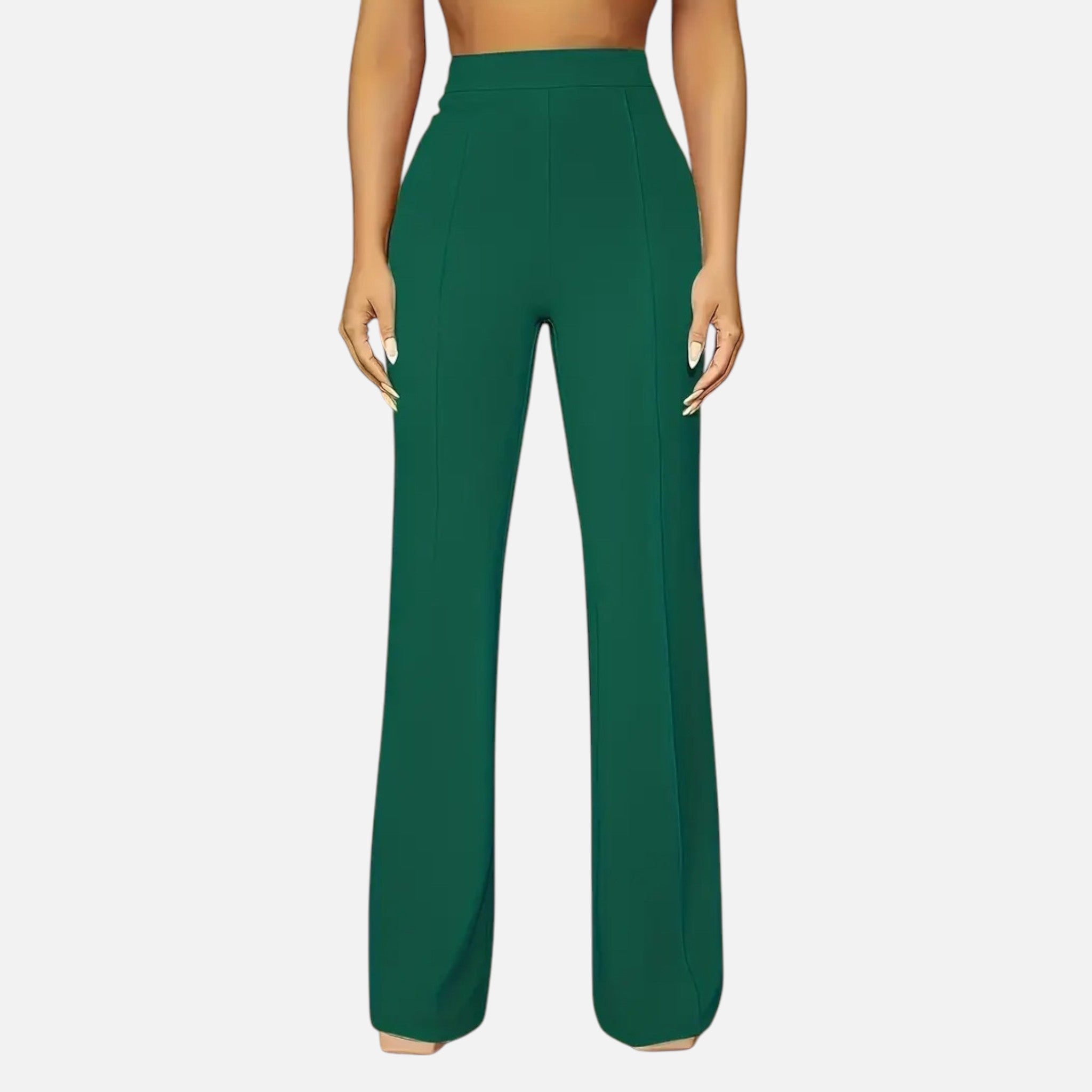 Vallmere | Women’s Elegant High-Waist Plus Trousers