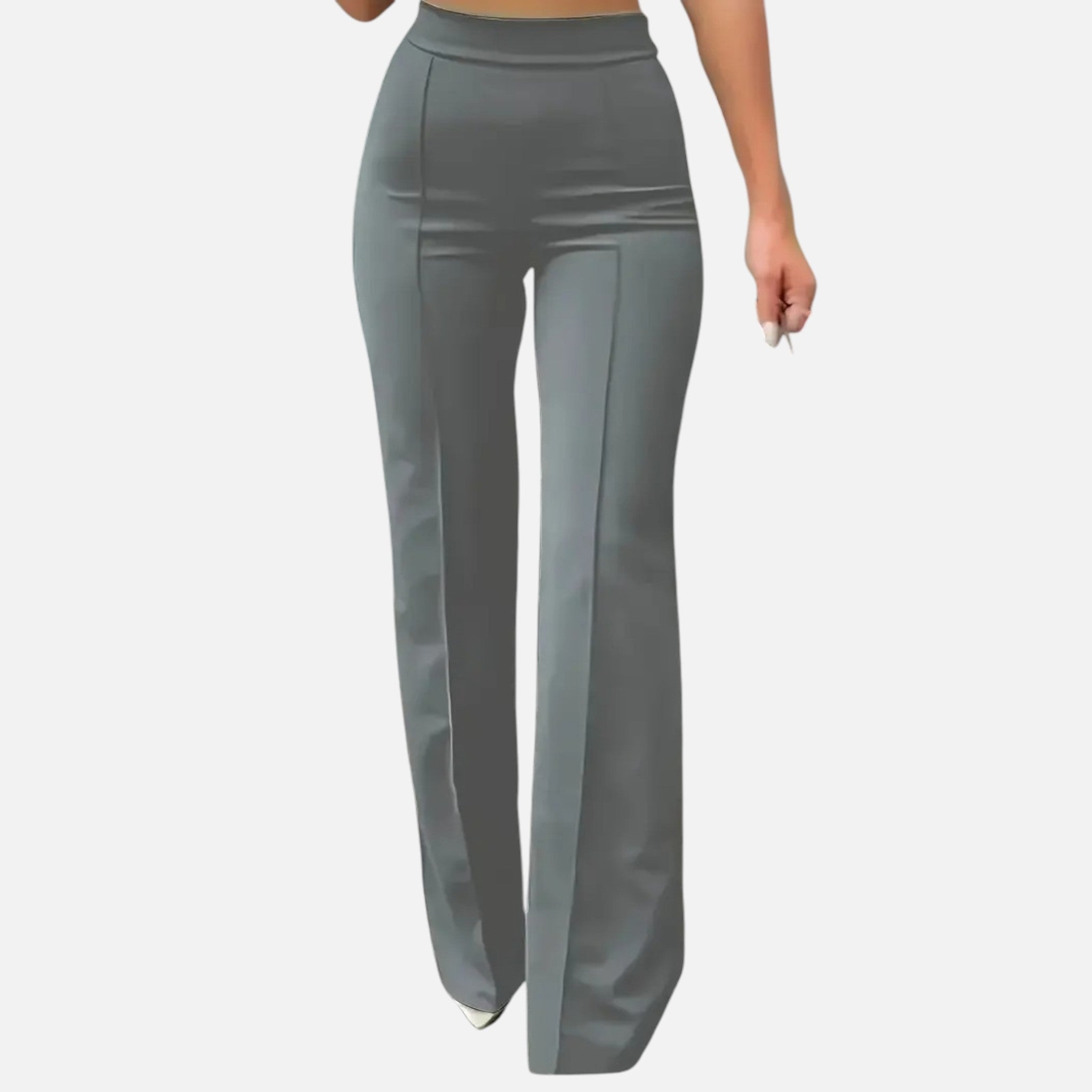 Vallmere | Women’s Elegant High-Waist Plus Trousers