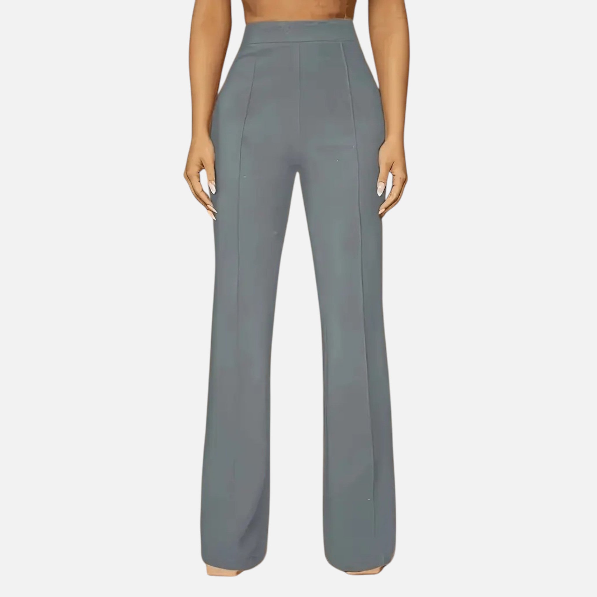Vallmere | Women’s Elegant High-Waist Plus Trousers