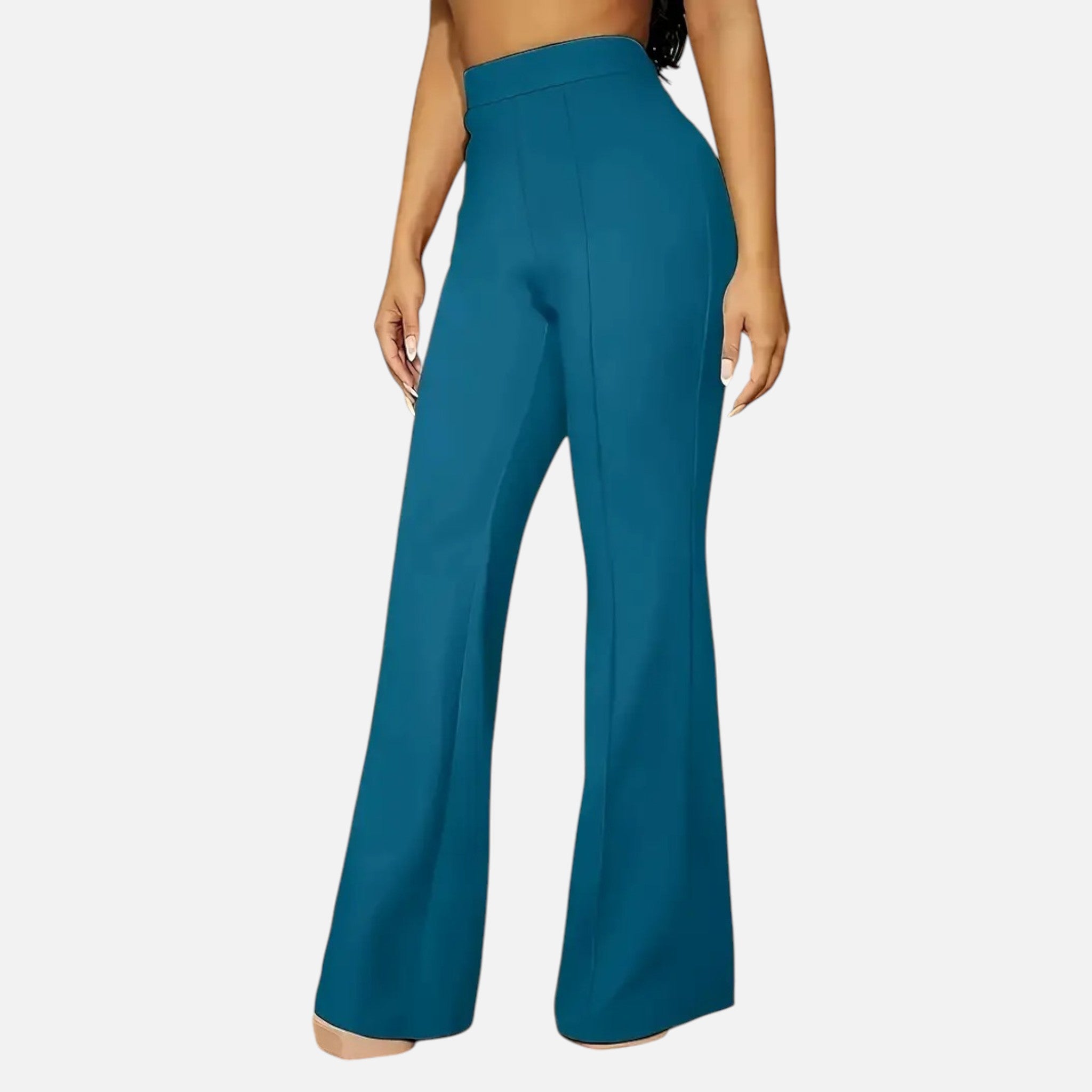 Vallmere | Women’s Elegant High-Waist Plus Trousers