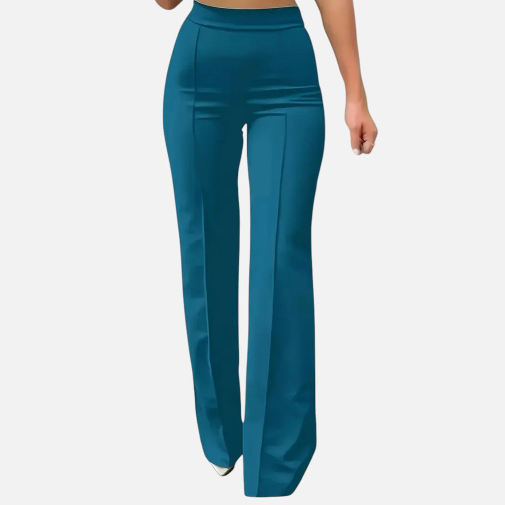 Vallmere | Women’s Elegant High-Waist Plus Trousers