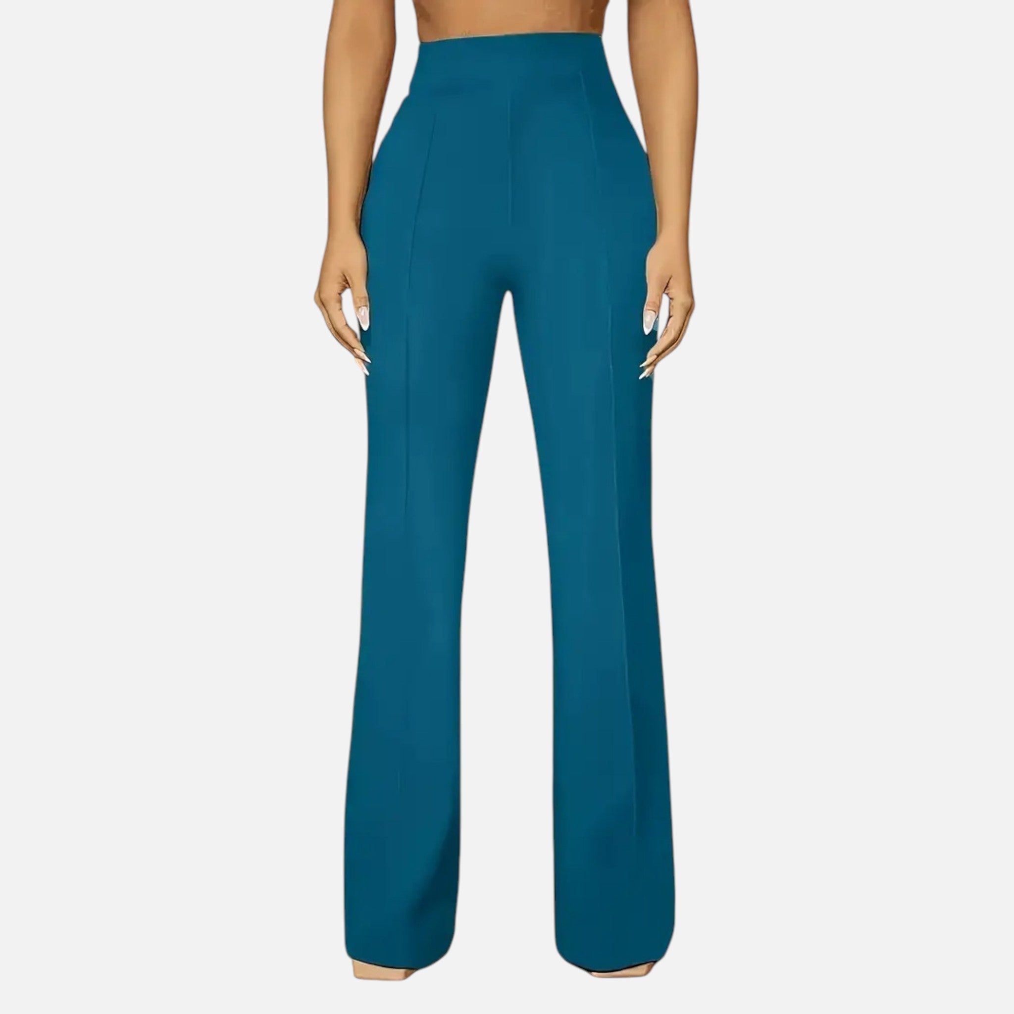 Vallmere | Women’s Elegant High-Waist Plus Trousers