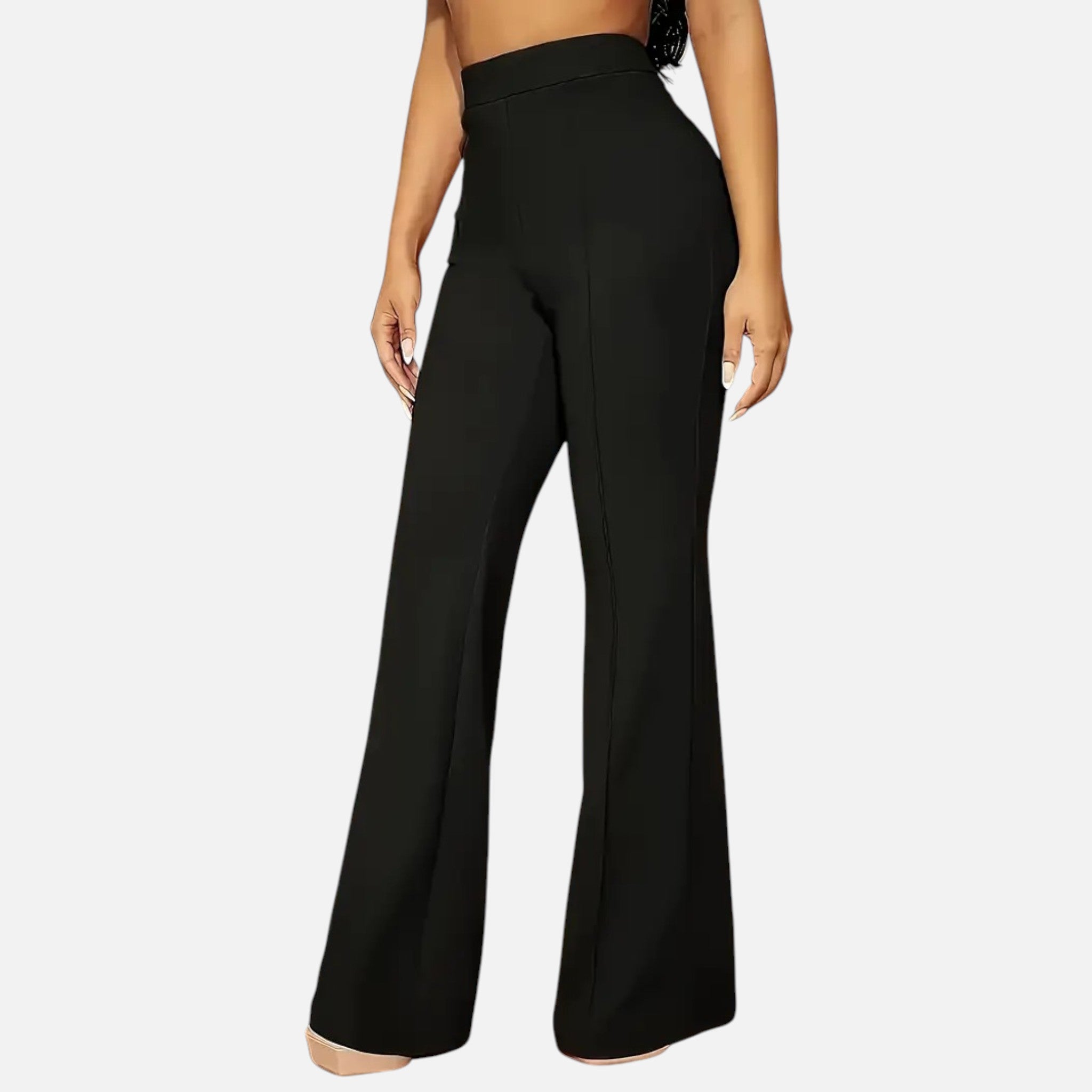 Vallmere | Women’s Elegant High-Waist Plus Trousers