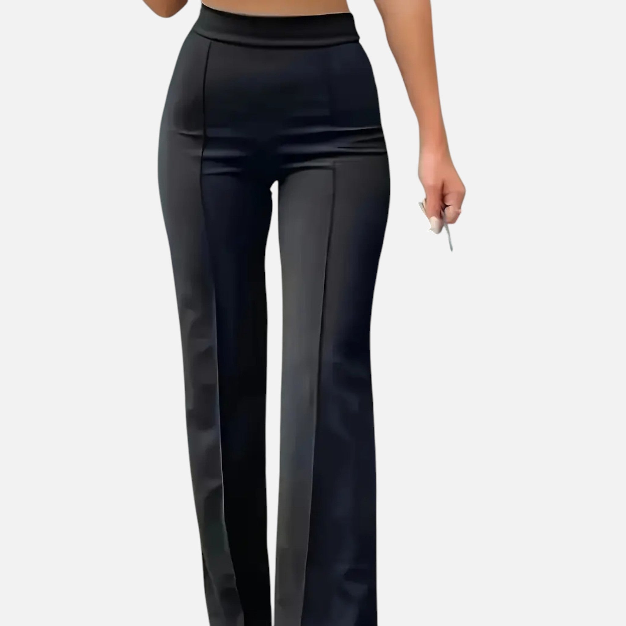 Vallmere | Women’s Elegant High-Waist Plus Trousers
