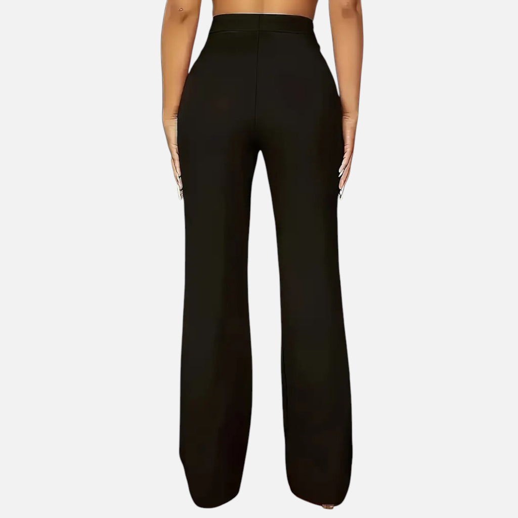 Vallmere | Women’s Elegant High-Waist Plus Trousers