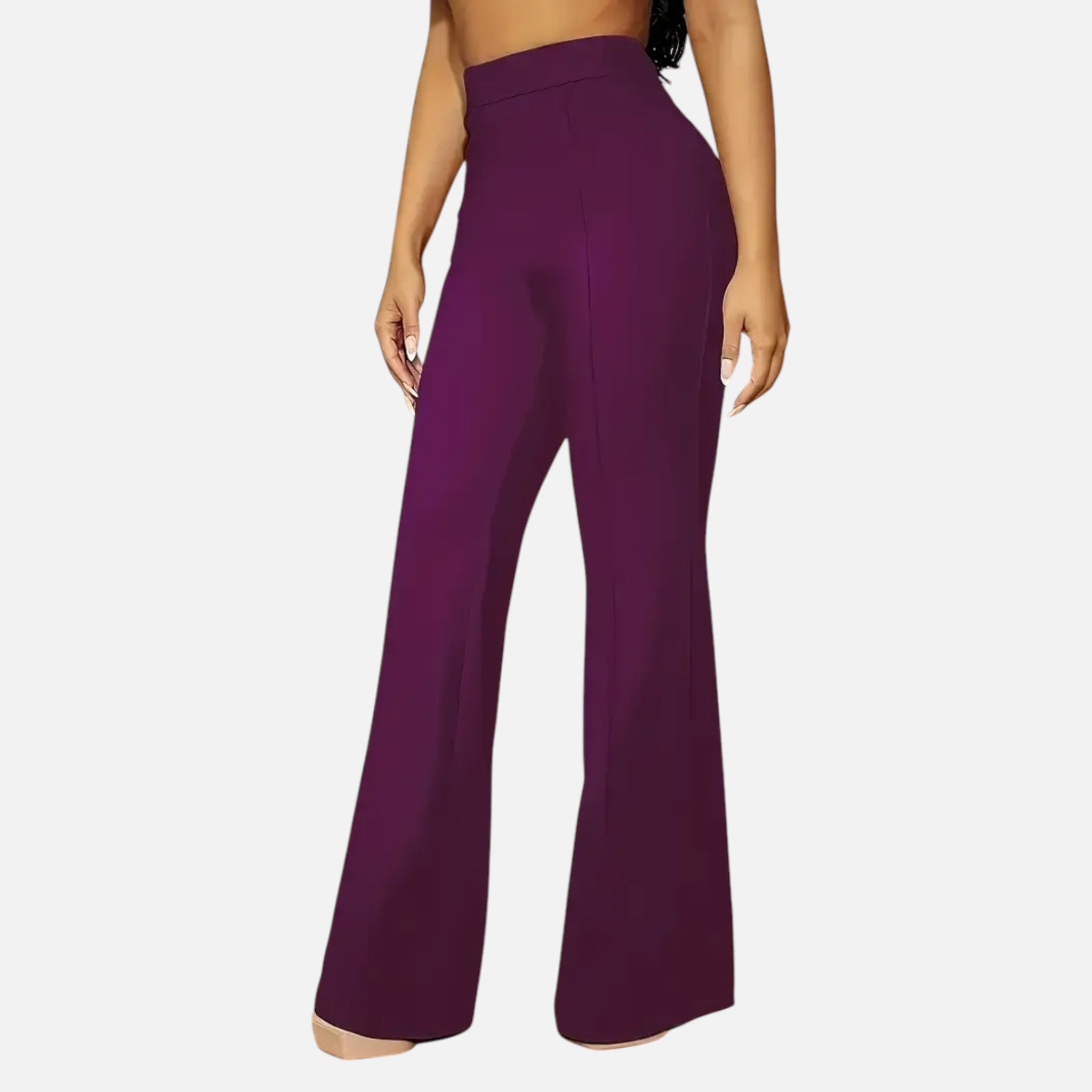 Vallmere | Women’s Elegant High-Waist Plus Trousers