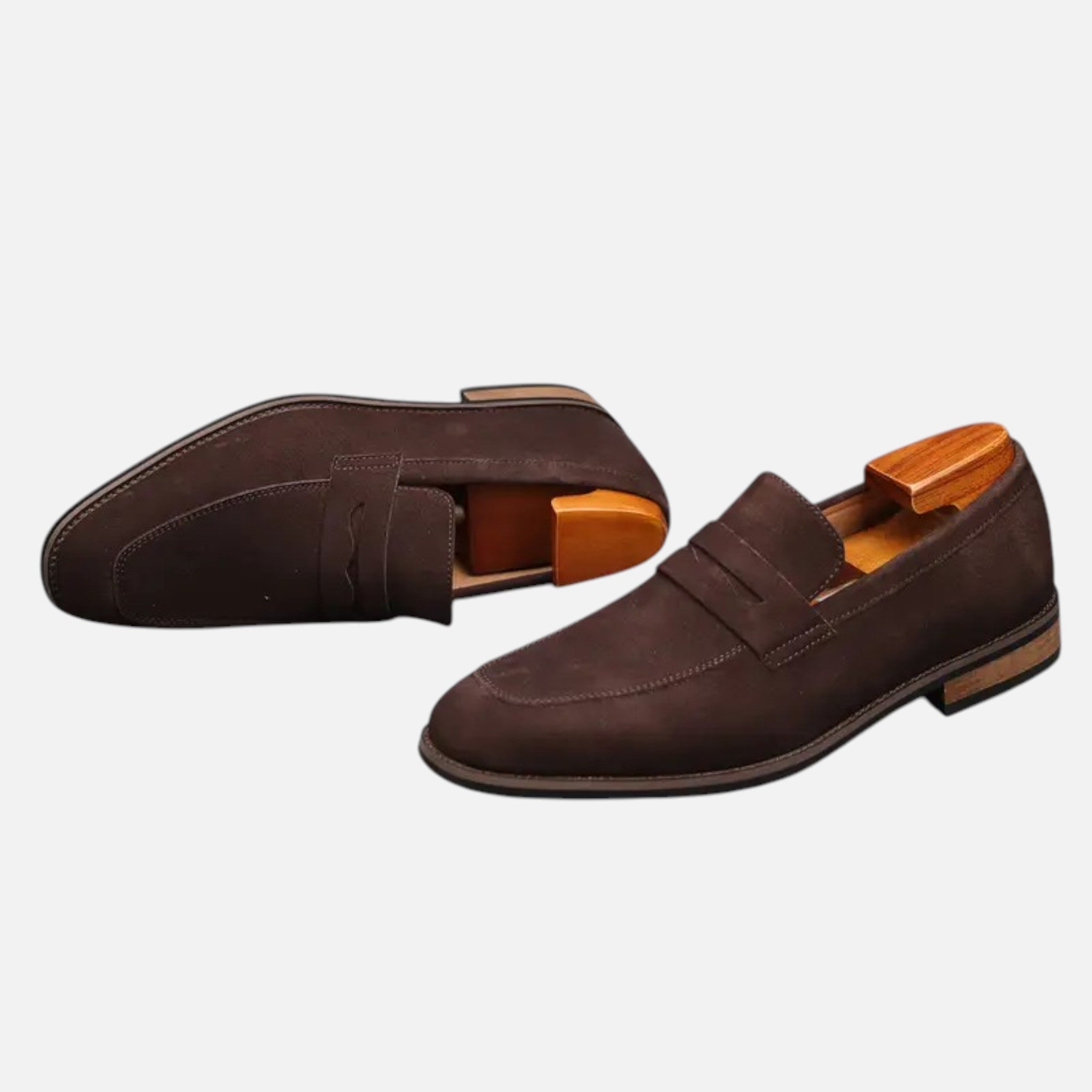Vallmere | Men’s Top-Grain Leather Penny Loafers