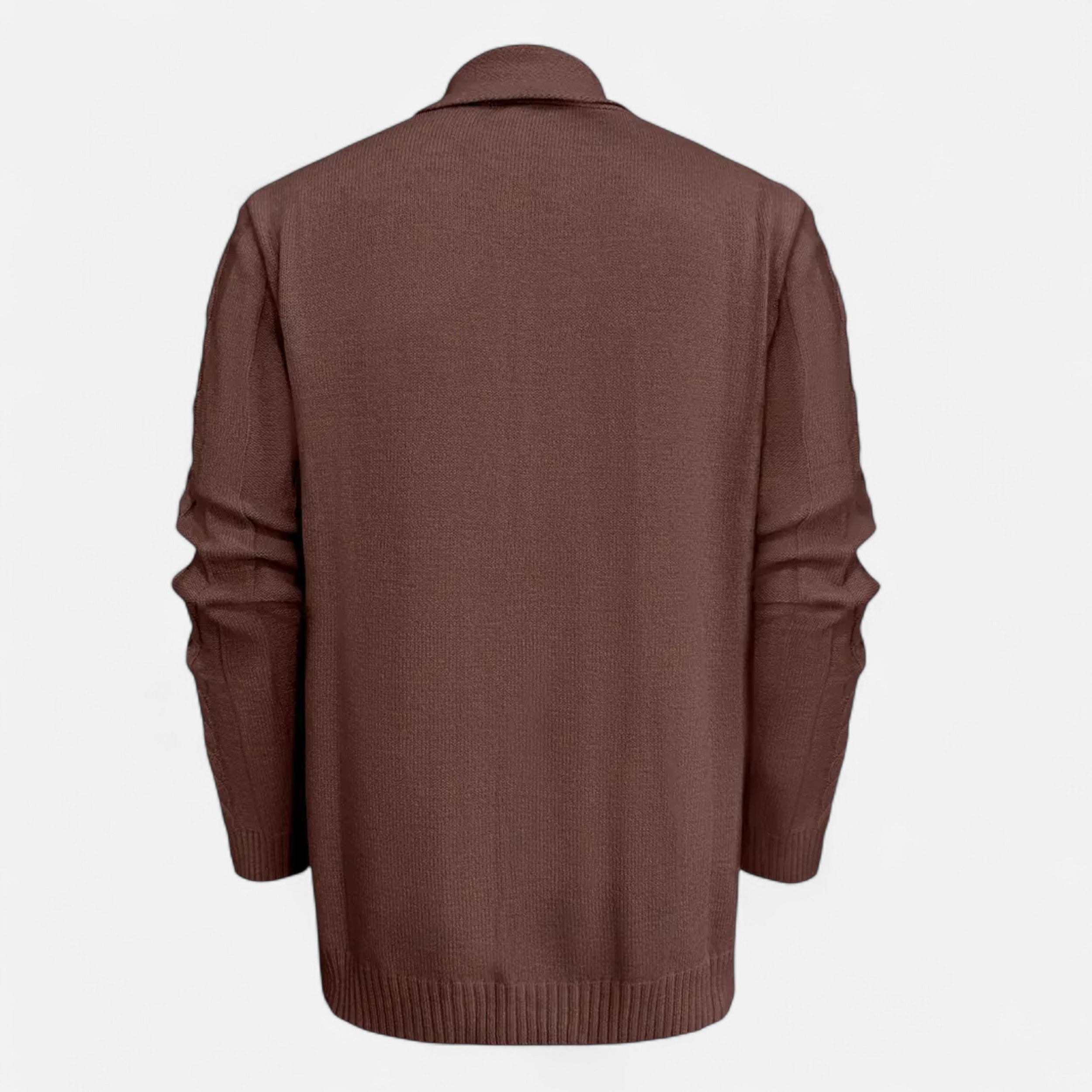 Men’s Cable-Knit Cardigan – Autumn Heritage Style