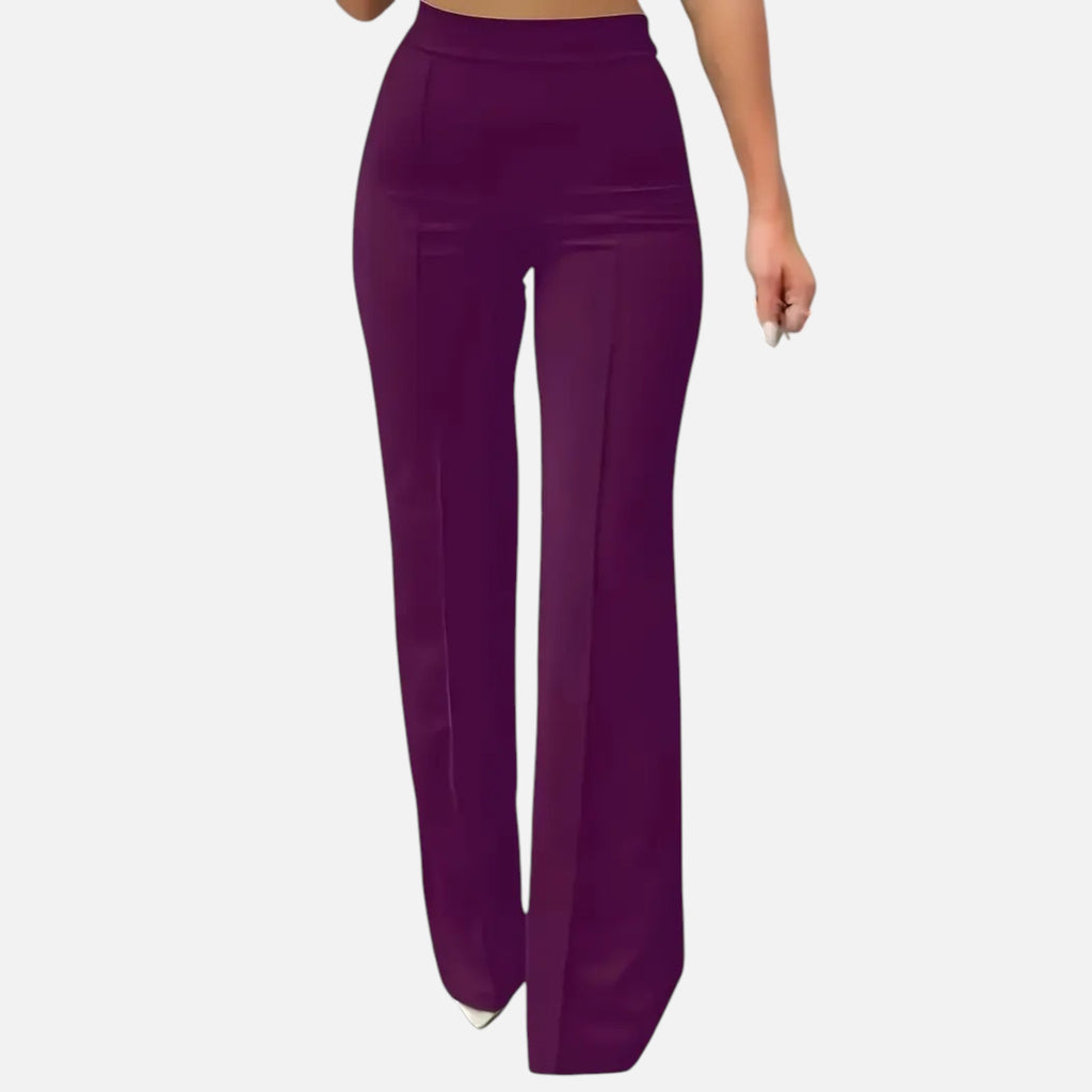 Vallmere | Women’s Elegant High-Waist Plus Trousers
