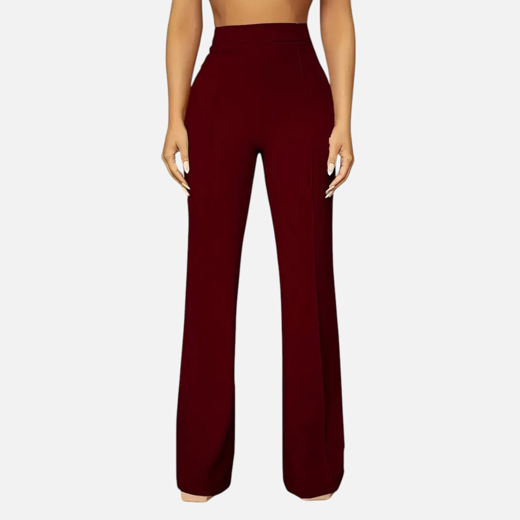 Vallmere | Women’s Elegant High-Waist Plus Trousers