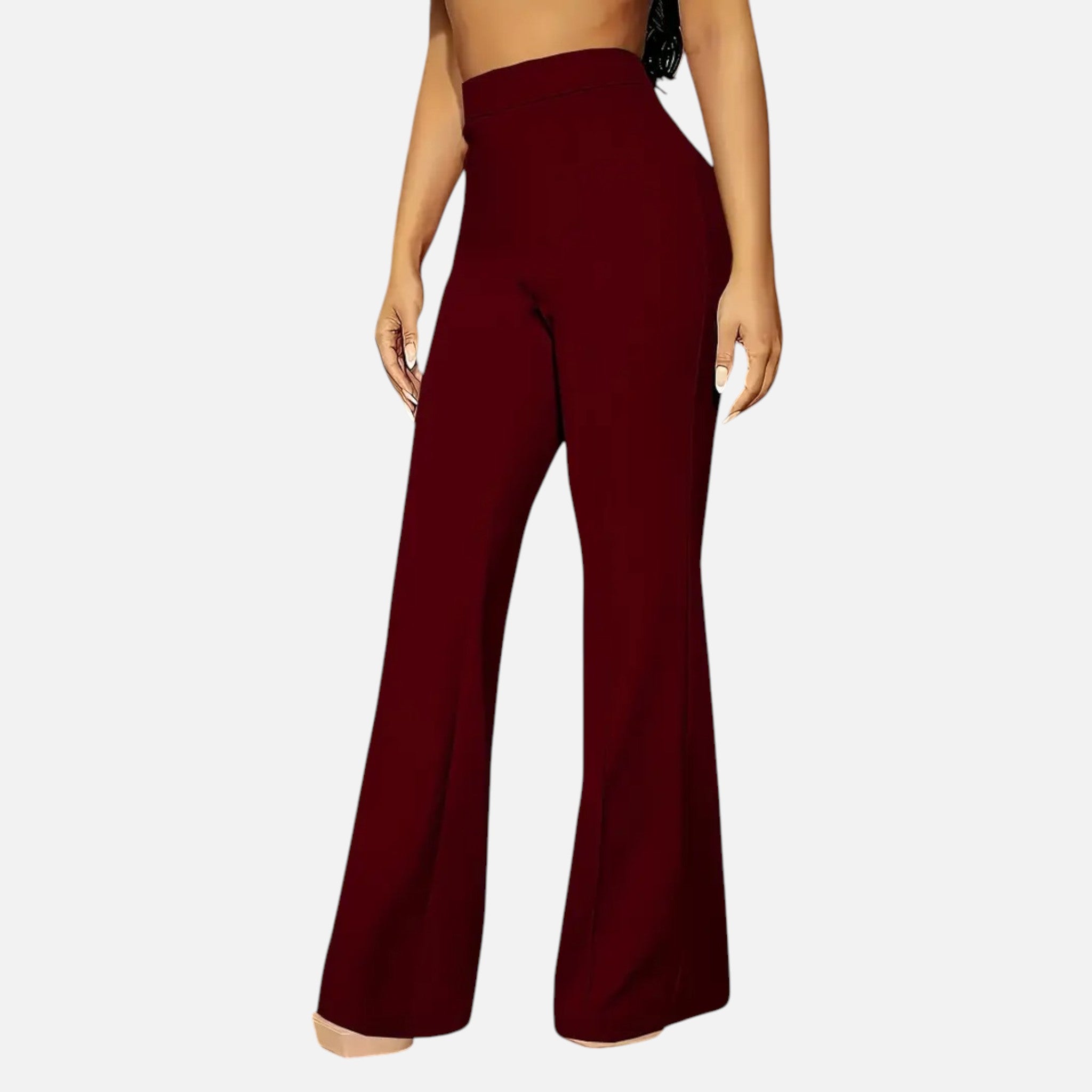 Vallmere | Women’s Elegant High-Waist Plus Trousers